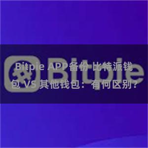 Bitpie APP备份 比特派钱包 VS 其他钱包：有何区别？