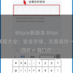 Bitpie新版本 Bitpie钱包教程大全：安全存储、交易操作一网打尽