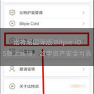 比特派国际版 Bitpie iOS版上线啦，数字资产安全可靠